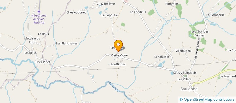 localisation de l'entreprise 751 480 708 à SAULGOND