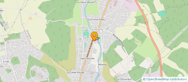 localisation de l'entreprise 751 500 315  à GRAVIGNY