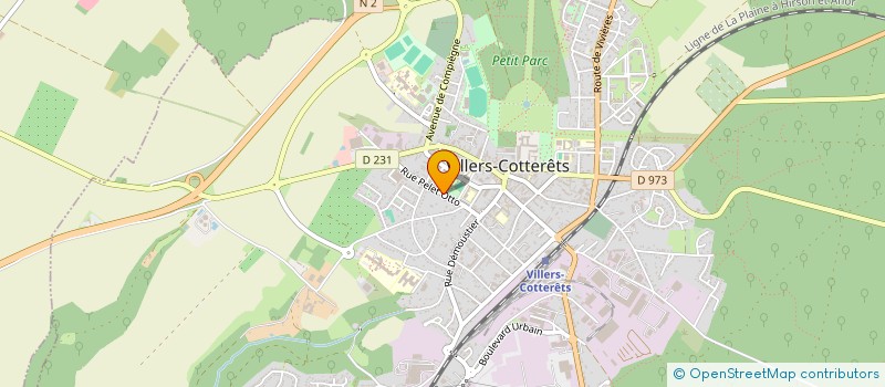 localisation de l'entreprise 751 515 602   VILLERS-COTTERETS