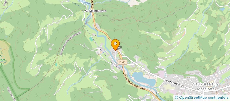 localisation de l'entreprise 751 524 984   SAULXURES-SUR-MOSELOTTE