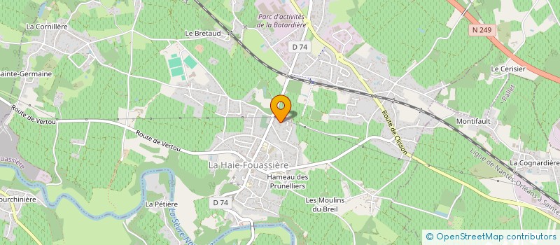 localisation de l'entreprise 751 551 250   LA HAIE-FOUASSIERE