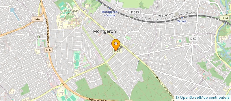 localisation de l'entreprise 751 556 531 à MONTGERON