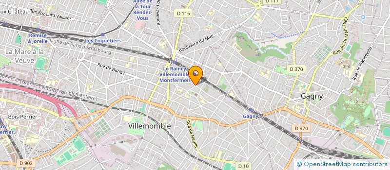 localisation de l'entreprise 751 581 067   VILLEMOMBLE