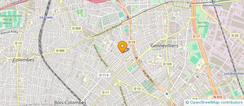 localisation de l'entreprise 751 595 174   ASNIERES-SUR-SEINE