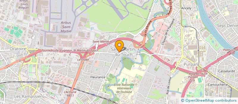 localisation de l'entreprise 751 595 968   TOURNEFEUILLE