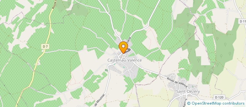 localisation de l'entreprise 751 597 675   CASTELNAU-VALENCE