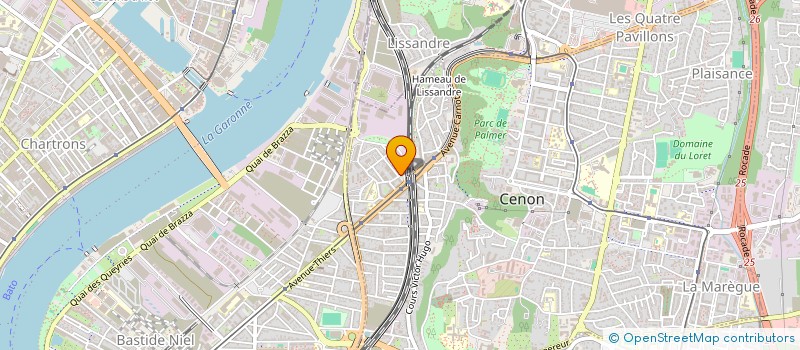 localisation de l'entreprise 751 635 806   CENON