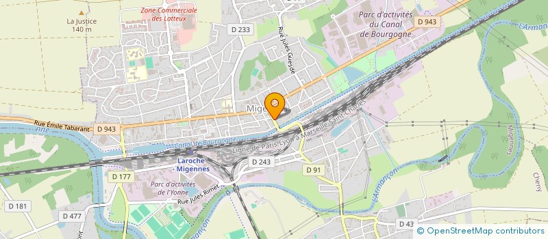 localisation de l'entreprise 751 655 994   MIGENNES