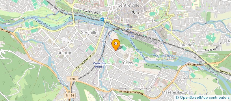localisation de l'entreprise 751 671 256  à PAU