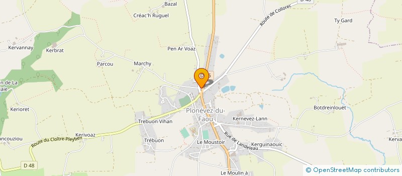 localisation de l'entreprise 751 709 577  à CHATEAUNEUF-DU-FAOU