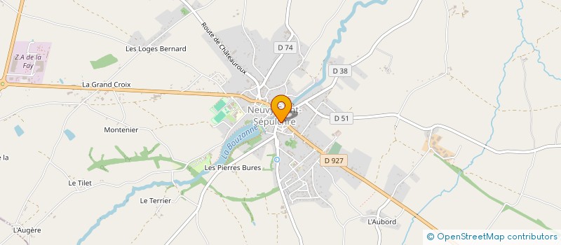 localisation de l'entreprise 751 730 235 à SAINT-CHARTIER