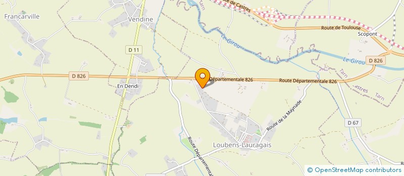 localisation de l'entreprise 751 750 886   LE CABANIAL