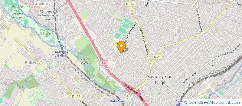 localisation de l'entreprise 751 783 002 à SAVIGNY SUR ORGE