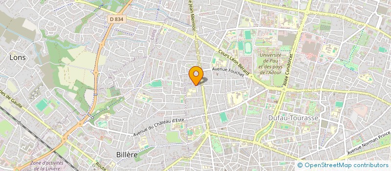 localisation de l'entreprise 751 819 285  à PAU