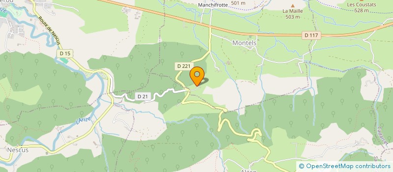 localisation de l'entreprise 751 821 158 à MONTELS