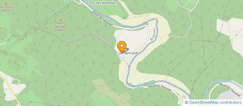 localisation de l'entreprise 751 825 654   LE THORONET