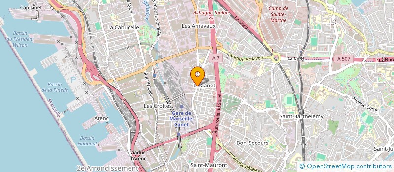 localisation de l'entreprise 751 852 757   MARSEILLE