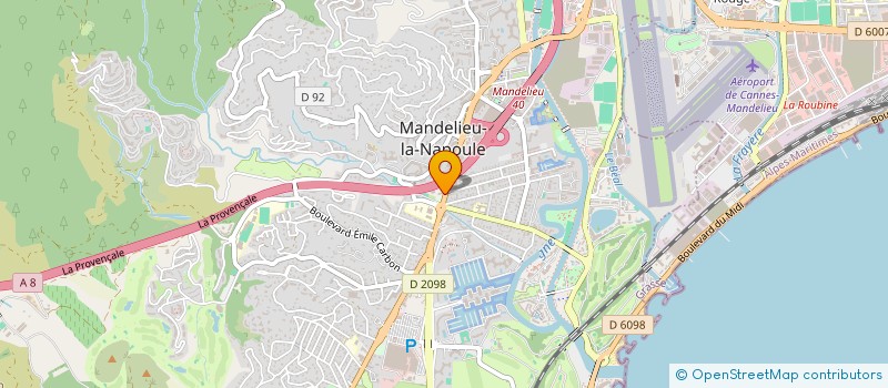 localisation de l'entreprise 751 859 315 à MANDELIEU-LA-NAPOULE