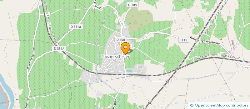 localisation de l'entreprise 751 879 651   THEZIERS