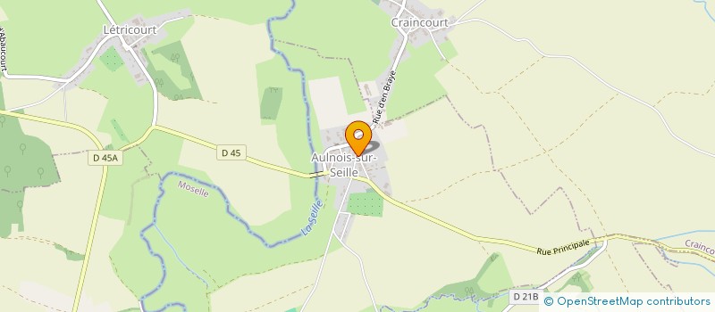 localisation de l'entreprise 751 884 701 à AULNOIS-SUR-SEILLE