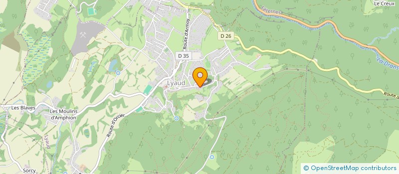 localisation de l'entreprise 751 950 973 à LYAUD