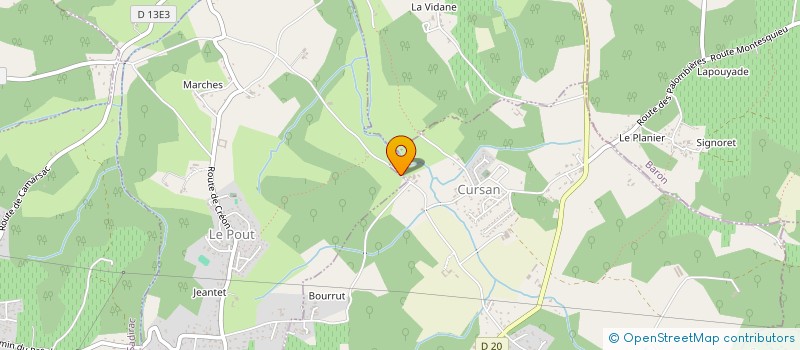 localisation de l'entreprise 751 951 260   CURSAN