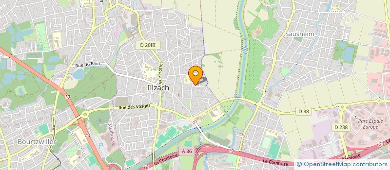 localisation de l'entreprise 751 999 921   ILLZACH