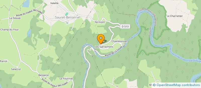 localisation de l'entreprise 752 000 505   SAURET-BESSERVE