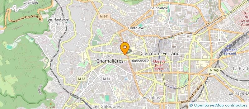 localisation de l'entreprise 752 000 562   CHAMALIERES