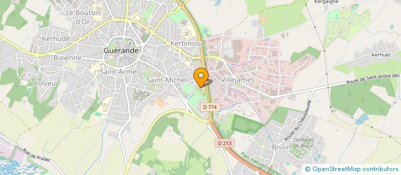 localisation de l'entreprise 752 025 072  à QUIBERON