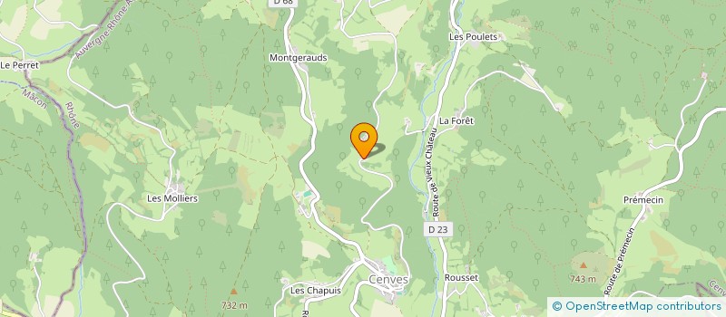 localisation de l'entreprise 752 040 907   CENVES