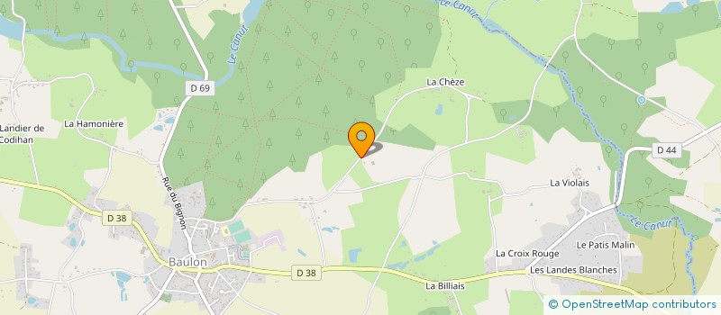 localisation de l'entreprise 752 055 921   BAULON