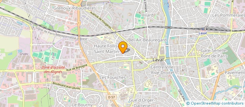 localisation de l'entreprise 752 069 500  à LAVAL