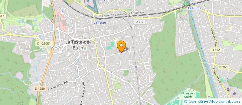 localisation de l'entreprise 752 100 479   LA TESTE-DE-BUCH