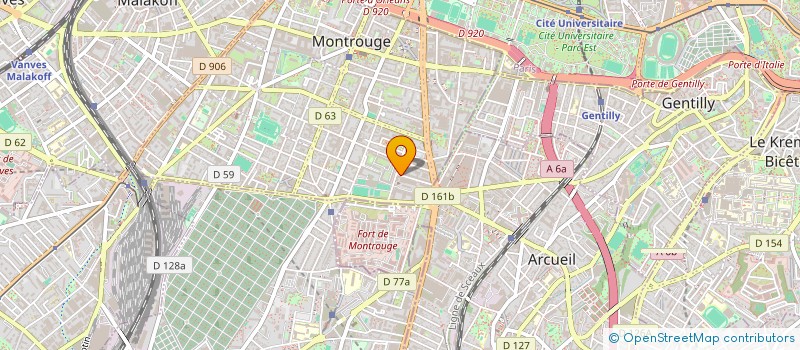 localisation de l'entreprise 752 111 500 à MONTROUGE