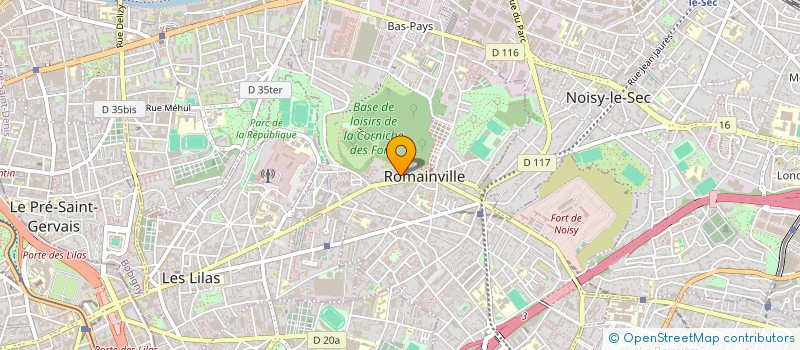 localisation de l'entreprise 752 113 431 à ROMAINVILLE