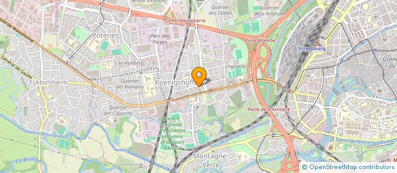localisation de l'entreprise 752 125 021 à STRASBOURG