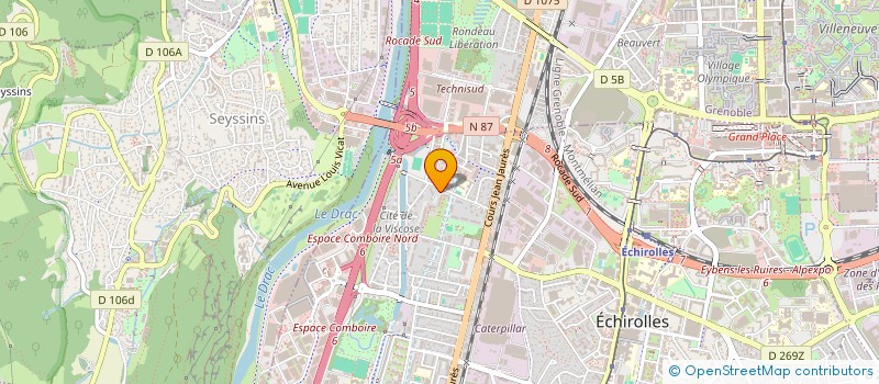 localisation de l'entreprise 752 150 037   ECHIROLLES