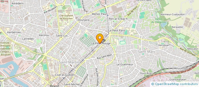 localisation de l'entreprise 752 155 390  à BREST