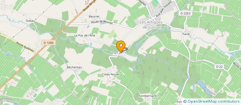localisation de l'entreprise 752 176 909 à MENESPLET