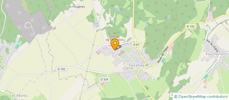 localisation de l'entreprise 752 178 871   TARCENAY-FOUCHERANS