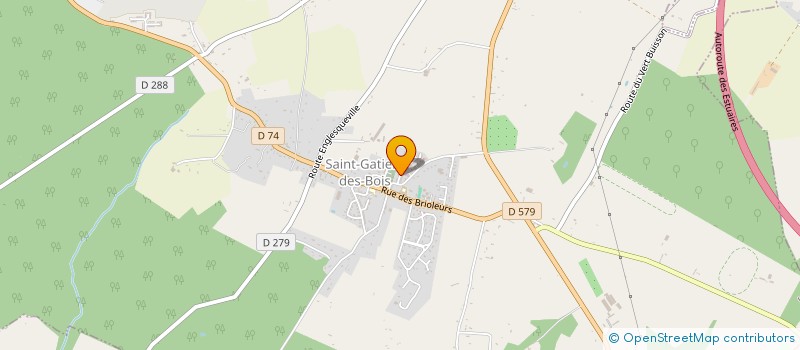 localisation de l'entreprise 752 180 976  à SAINT-GATIEN-DES-BOIS