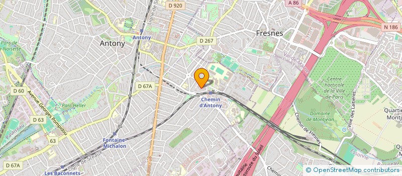 localisation de l'entreprise 752 213 330  à ANTONY