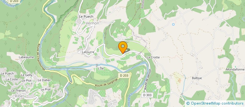 localisation de l'entreprise 752 218 206   VERNON