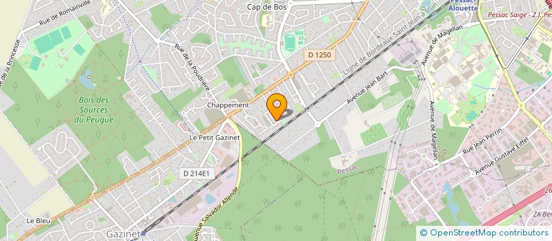 localisation de l'entreprise 752 219 899   BAZAS