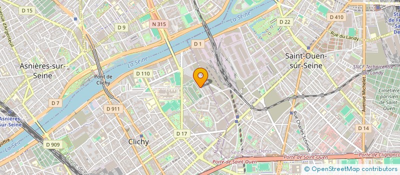 localisation de l'entreprise 752 251 710  à CLICHY