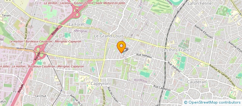 localisation de l'entreprise 752 254 938   MERIGNAC