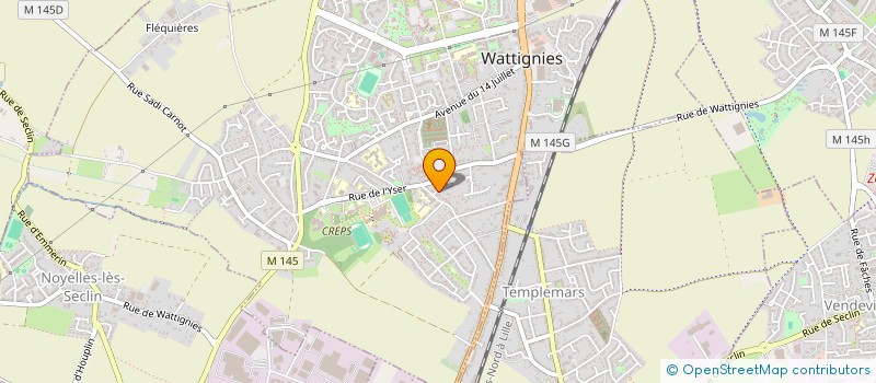 localisation de l'entreprise 752 257 378   DOUAI