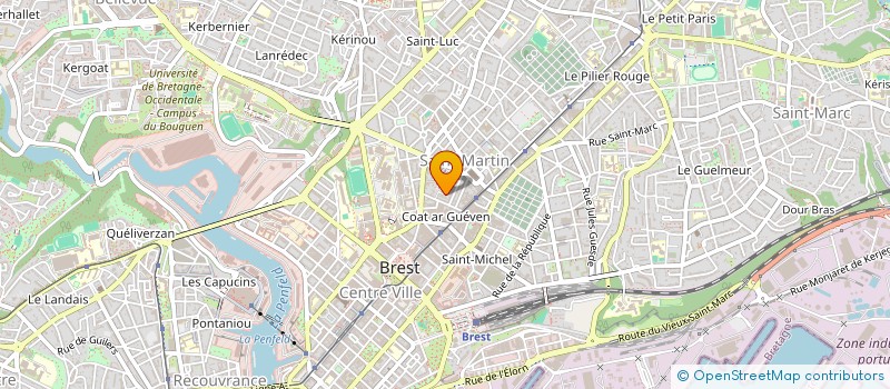 localisation de l'entreprise 752 272 369  à BREST