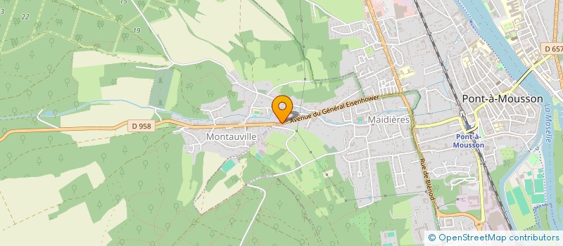 localisation de l'entreprise 752 293 761   PONT-A-MOUSSON